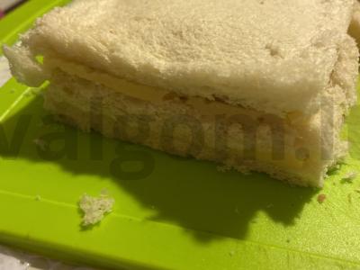 Omletas su sūriu ir kiaulienos sprandine Žingsnis 4