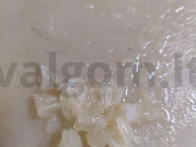 Ciabatta su lašišų ikrų padažu ir lengvai sūdyta lašiša Žingsnis 2