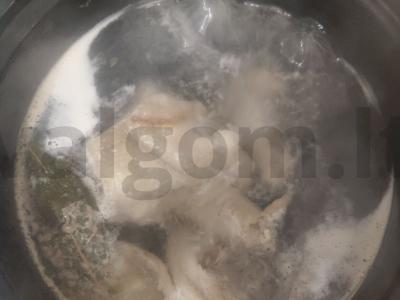 Harcio su vištiena Žingsnis 1