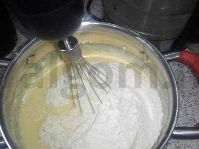 Varškės ir obuolių bandelės iš kvietinių miltų Žingsnis 4