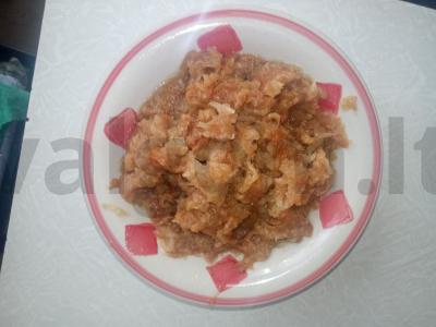 Varškės ir obuolių bandelės iš kvietinių miltų Žingsnis 5