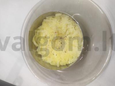 Salotos "Švelnumas" su vištienos krūtinėle ir bulvėmis Žingsnis 3