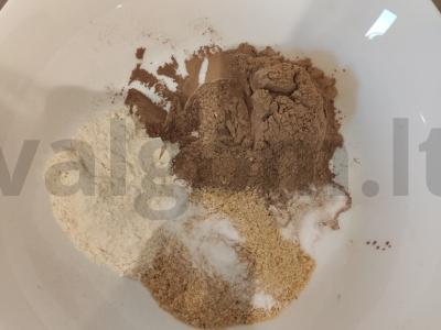 Keto pyragėliai Žingsnis 1