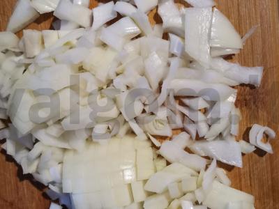 Bulvės su mėsa rankovėje Žingsnis 3