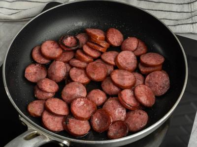 Kapustniakas su dešra ir raugintais kopūstais Žingsnis 6