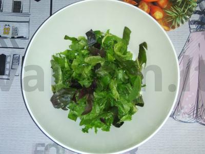 Salotos "Mano sportininkui" su kalakutiena ir raudonosiomis pupelėmis Žingsnis 3