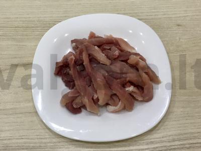 Camdi cha su bulvėmis ir kiauliena Žingsnis 3