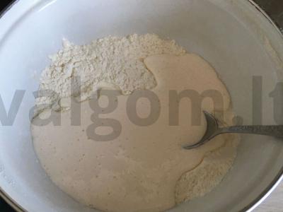 Ricotta blyneliai Žingsnis 3