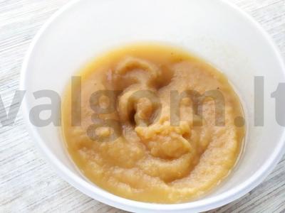 Obuolių keksiukai Žingsnis 1