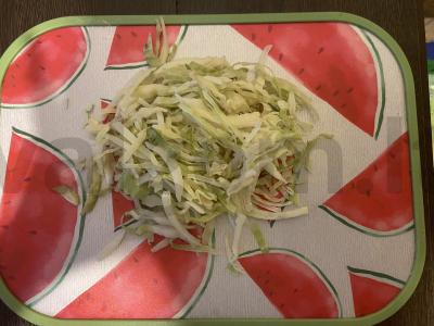 Skruostai "A la solyanka". Žingsnis 1