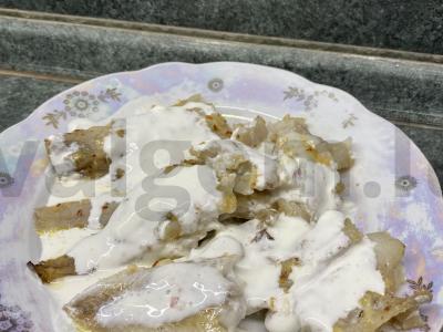 Skumbrė su varškės padažu Žingsnis 5