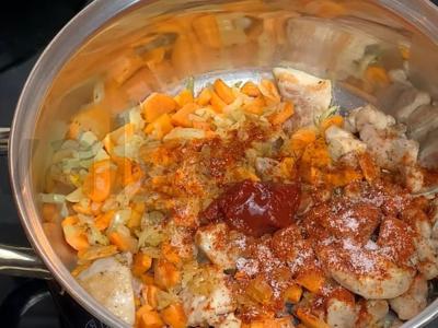 Bulvių padažas su vištiena Žingsnis 3