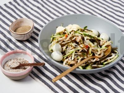 Kalmarų filė salotos Žingsnis 2