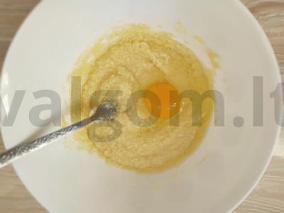 Aromatizuoti sausainiai su imbieru ir kakava Žingsnis 1