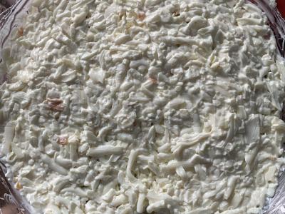 Salotos "Mushroom Glade" su vištiena ir bulvėmis Žingsnis 8