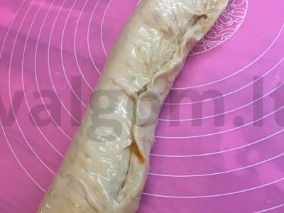 Štrudeliai su raugintais kopūstais multicooker keptuvėje Žingsnis 11