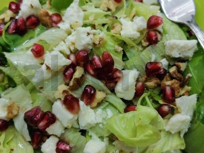 Salotos su rukola ir granatais Žingsnis 3