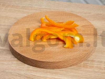 Soba su šviežiomis daržovėmis Žingsnis 1