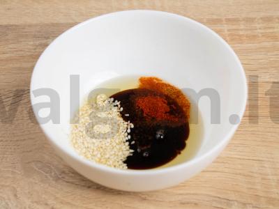 Soba su šviežiomis daržovėmis Žingsnis 2