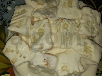 Tortas "Grafo griuvėsiai" ant vanilinių pyragaičių Žingsnis 8