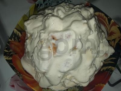 Tortas "Grafo griuvėsiai" ant vanilinių pyragaičių Žingsnis 9