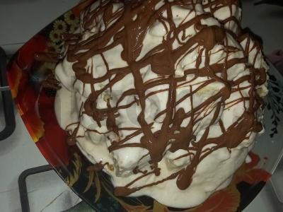 Tortas "Grafo griuvėsiai" ant vanilinių pyragaičių Žingsnis 10