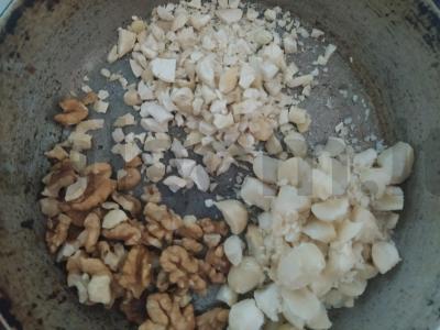 Brokolių užkandis su riešutais Žingsnis 1