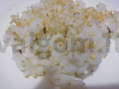 Sezamo ryžiai pagrindine nuotrauka