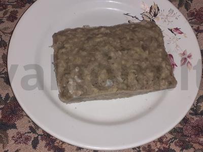 Feijoa pyragas mikrobangų krosnelėje pagrindine nuotrauka