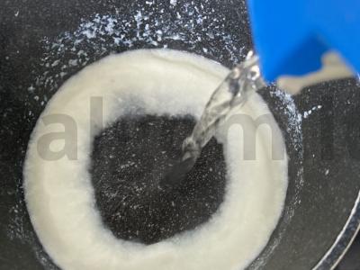 Avižiniai dribsniai su kokosų pienu ir medumi Žingsnis 1