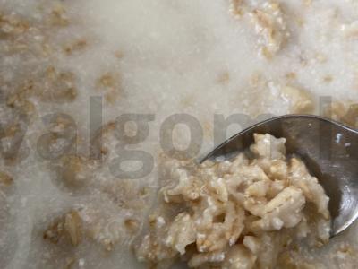 Avižiniai dribsniai su kokosų pienu ir medumi Žingsnis 4