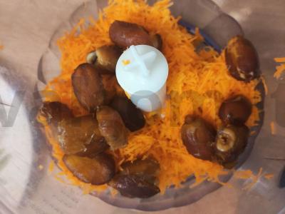 Saldūs rutuliukai be cukraus, "Paslaptis". Žingsnis 4