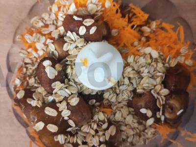 Saldūs rutuliukai be cukraus, "Paslaptis". Žingsnis 5