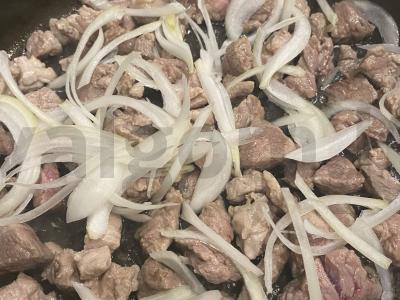 "Greiti" skruostai su kiaulienos nugarine Žingsnis 3