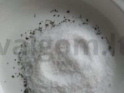 Druska su žolelėmis Žingsnis 4