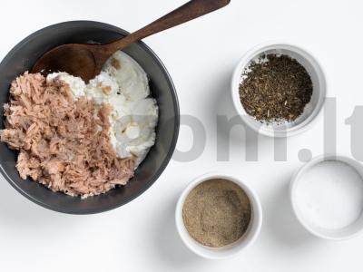 Tunų įmerkimas Žingsnis 1