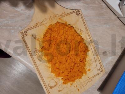 Olivier su kumpiu ir krapais Žingsnis 3