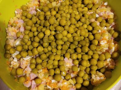 Olivier su kumpiu ir krapais Žingsnis 5