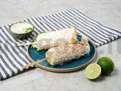 Virti kukurūzai su kalkėmis pagrindine nuotrauka