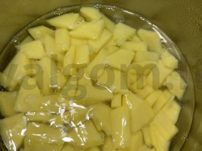 Daržovės, keptos su grybais grietinėlės padaže Žingsnis 1