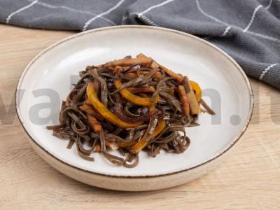 Soba su kumpiu ir paprikomis Žingsnis 5