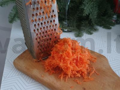 Morkų vafliai su avokadu Žingsnis 1