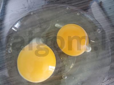 Sūrus avižinių dribsnių blynas ant pieno Žingsnis 1