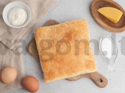 Tortas-salotos "Napoleonas" su žuvies konservais Žingsnis 1