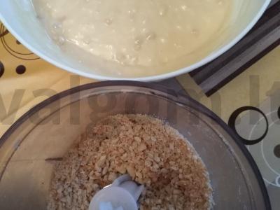 Žemės riešutų sviesto pyragas "Manyunya" Žingsnis 3