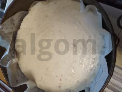 Žemės riešutų sviesto pyragas "Manyunya" Žingsnis 4