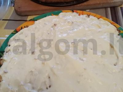 Žemės riešutų sviesto pyragas "Manyunya" Žingsnis 7