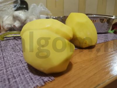 Gratinas su grybais Žingsnis 1
