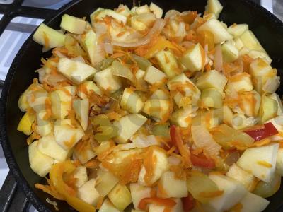 Daržovių troškinys "Fantazija" Žingsnis 6