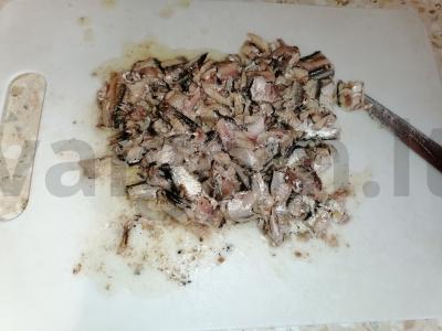 Spratinka salotos Žingsnis 4